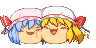 remilia scarlet and flandre scarlet (touhou) drawn by hinuma