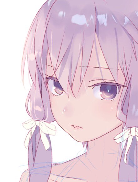 yuzuki yukari (vocaloid and 1 more) drawn by kushibi