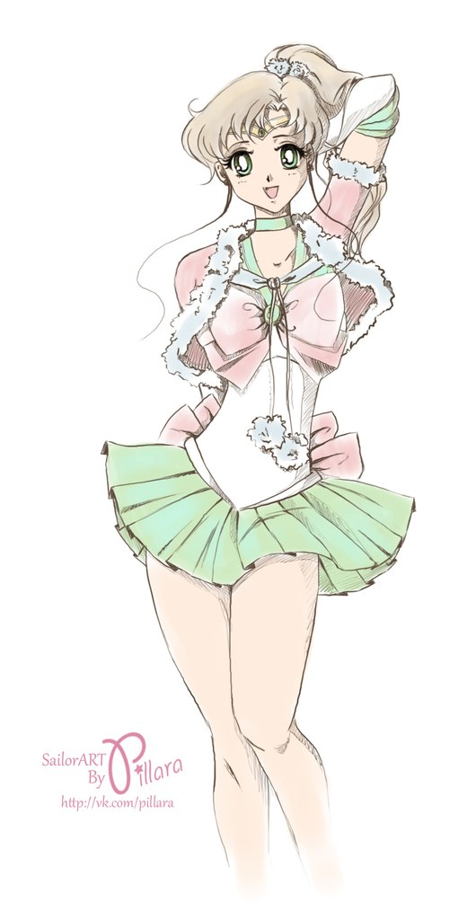 kino makoto and sailor jupiter (bishoujo senshi sailor moon) drawn by pillara