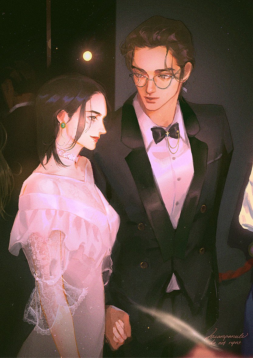 mikasa ackerman and eren yeager (shingeki no kyojin) drawn by lacampanule