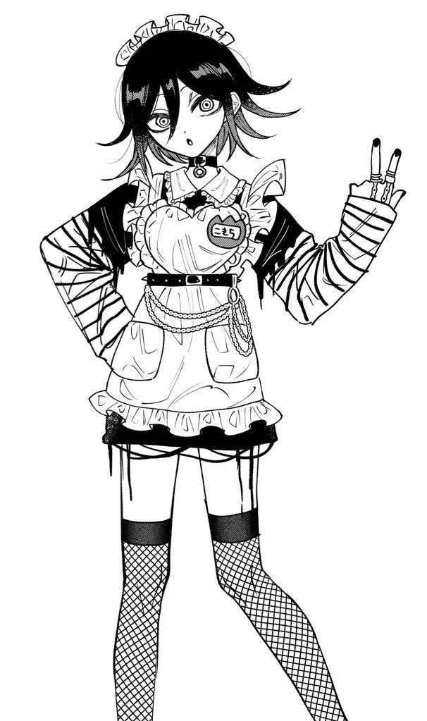 oma kokichi (danganronpa and 1 more) drawn by inochi_memo_(oosawagidays)