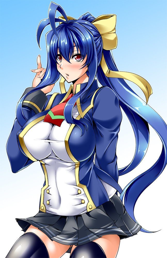 mai natsume (blazblue and 1 more) drawn by kanten
