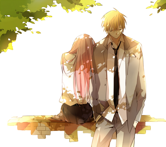 kise ryouta and momoi satsuki (kuroko no basuke) drawn by himishiro