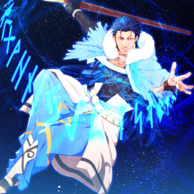 cu chulainn (fate and 1 more) drawn by yu_(8dgc4mfc)