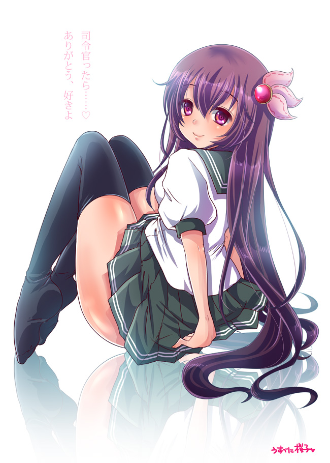 kisaragi (kantai collection) drawn by usubeni_sakurako