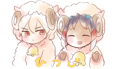 hakuryuu and shuu (inazuma eleven and 1 more) drawn by pippilipi