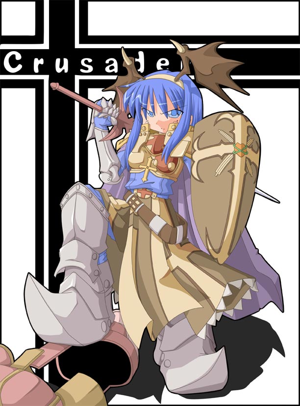 crusader and raydric (ragnarok online) drawn by nitoro_(nasenaru)
