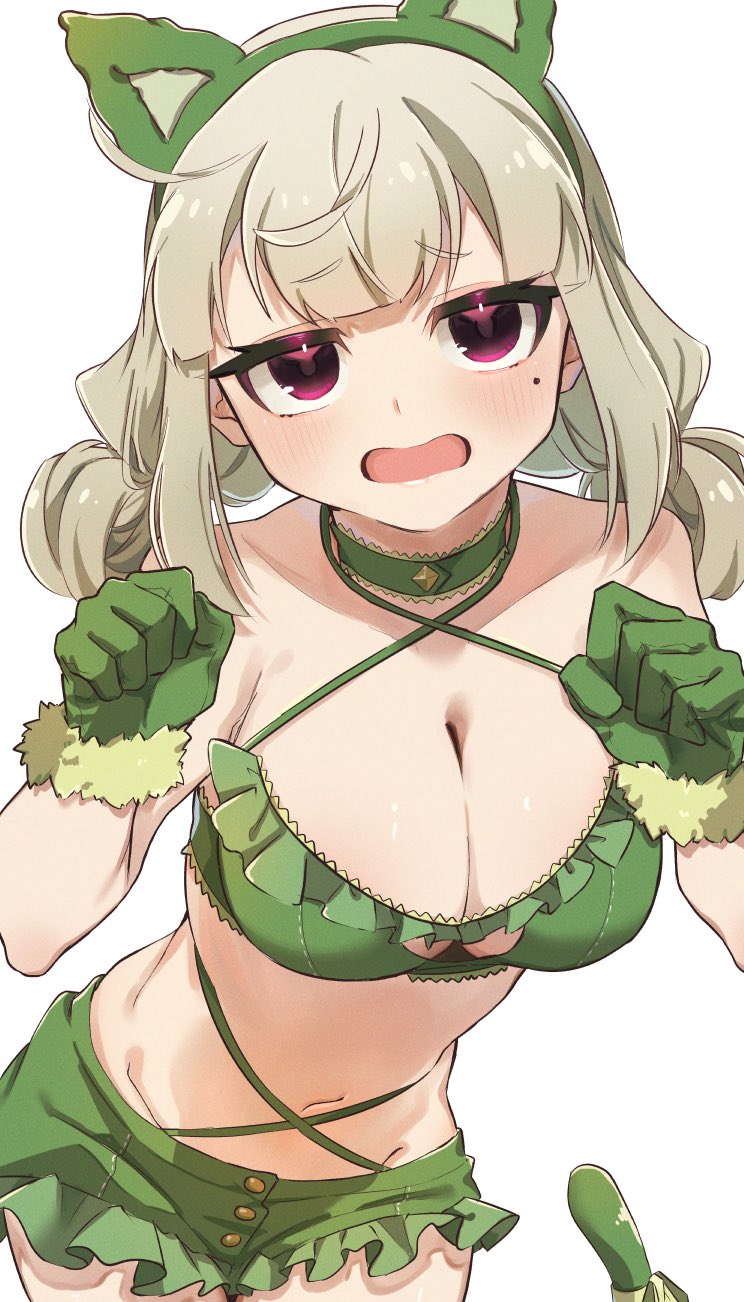 araga kiwi and leoparde (mahou shoujo ni akogarete) drawn by fuurinura