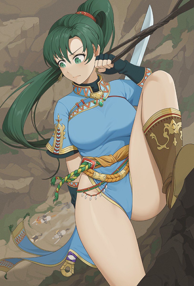 lyn (fire emblem and 1 more) drawn by wangxiii