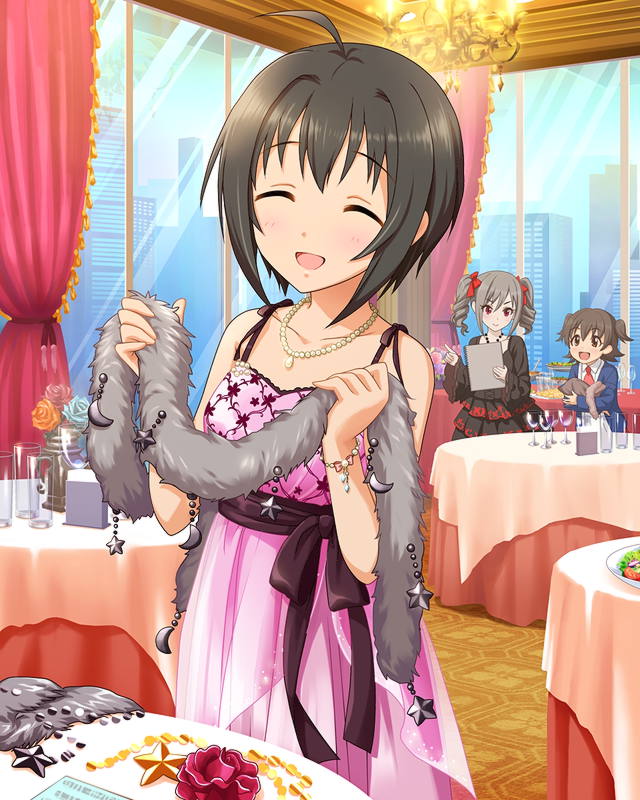 kanzaki ranko, akagi miria, and kohinata miho (idolmaster and 1 more)