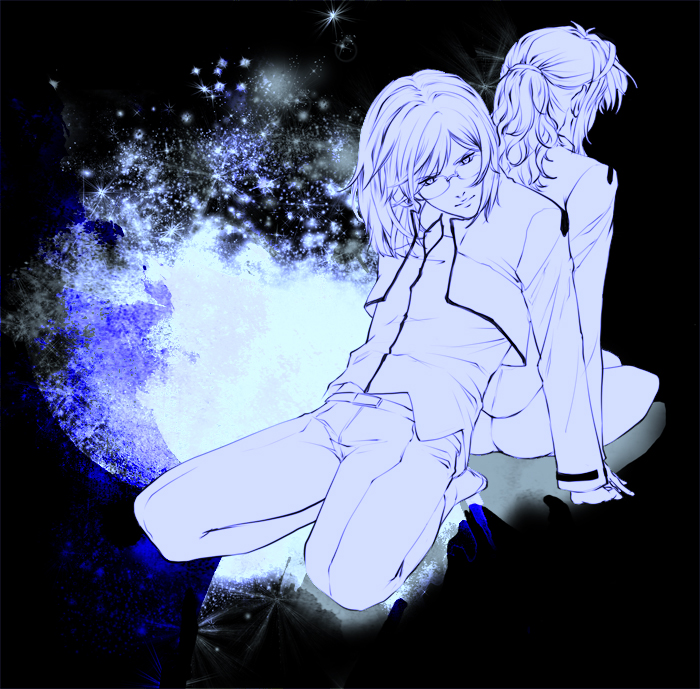 tieria erde and feldt grace (gundam and 1 more) drawn by ta_ko