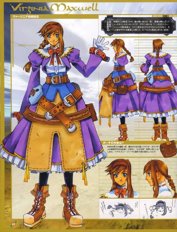 virginia maxwell (wild arms and 1 more) drawn by ooba_wakako