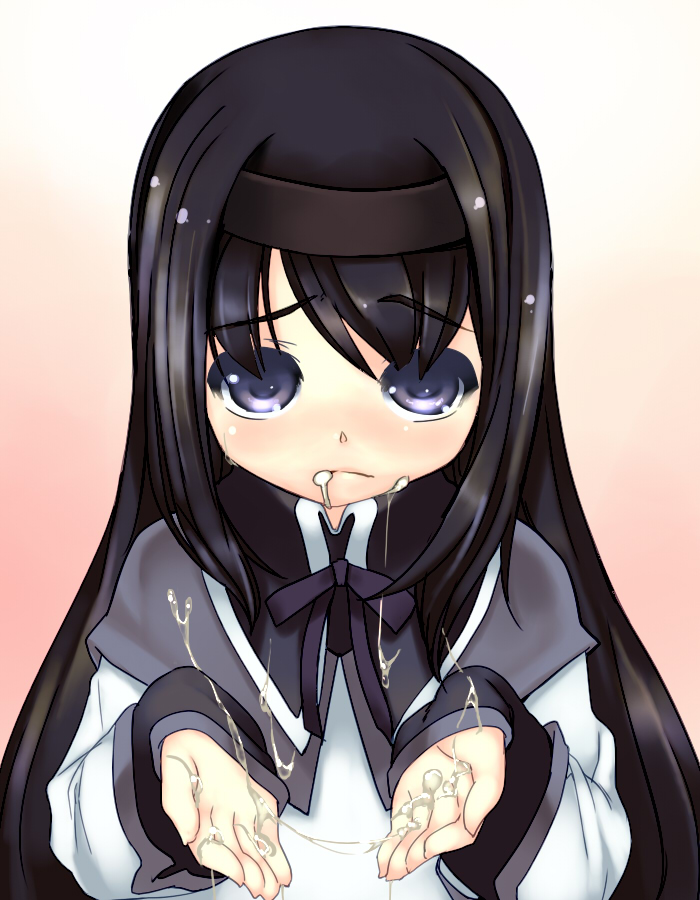 akemi homura (mahou shoujo madoka magica) drawn by azuki_akizuki