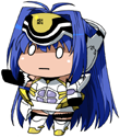kos-mos (xenosaga and 1 more) drawn by maso_(ascii_art)