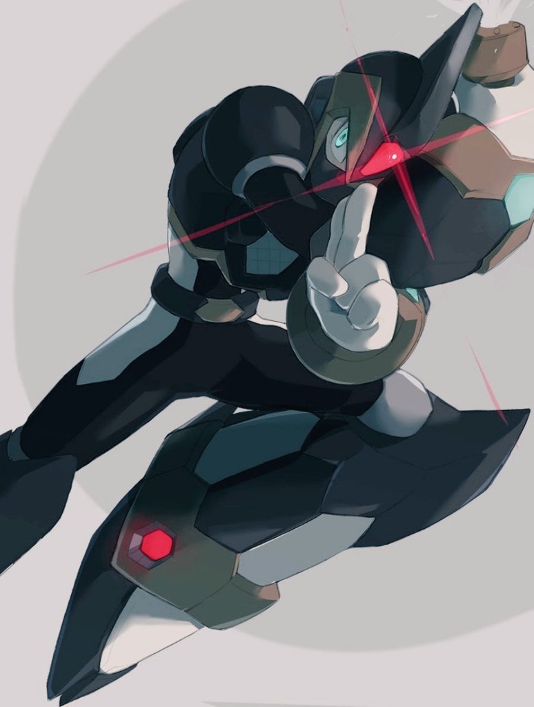 x and shadow armor x (mega man and 2 more) drawn by lemon_inu