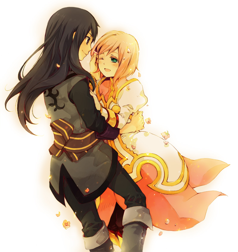 yuri lowell and estellise sidos heurassein (tales of and 1 more) drawn by yukkii