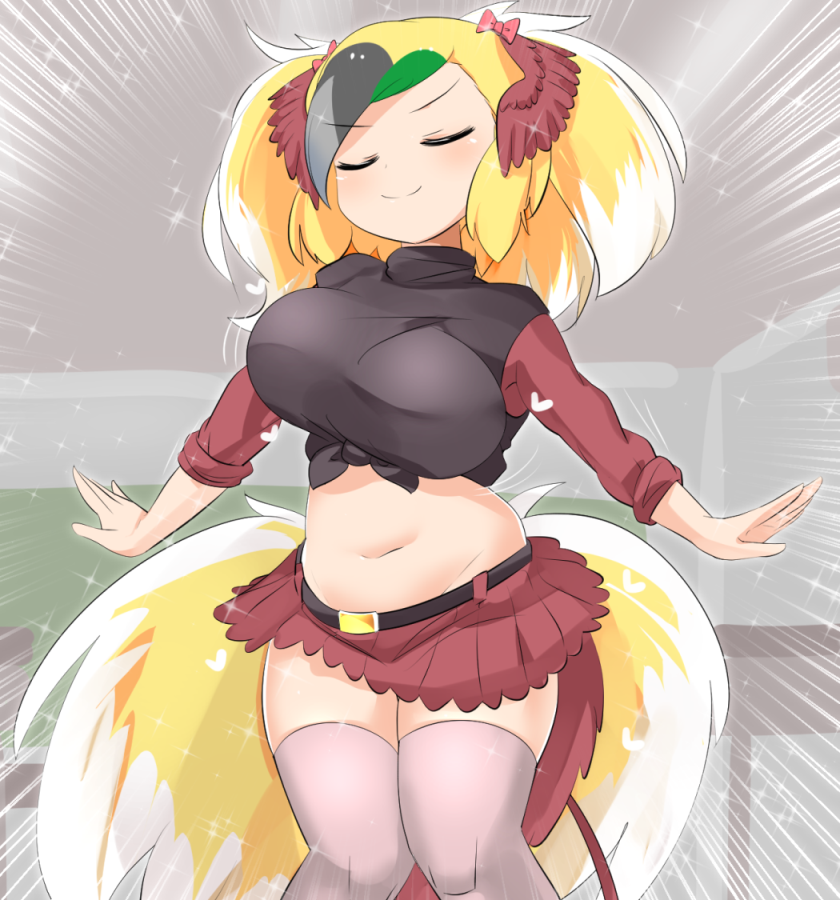 greater bird-of-paradise (kemono friends and 1 more) drawn by lets0020