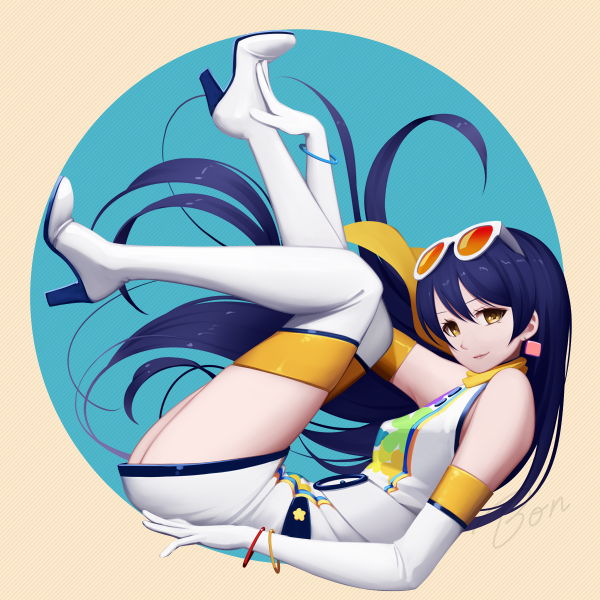 sonoda umi (love live! and 1 more) drawn by bon_nob