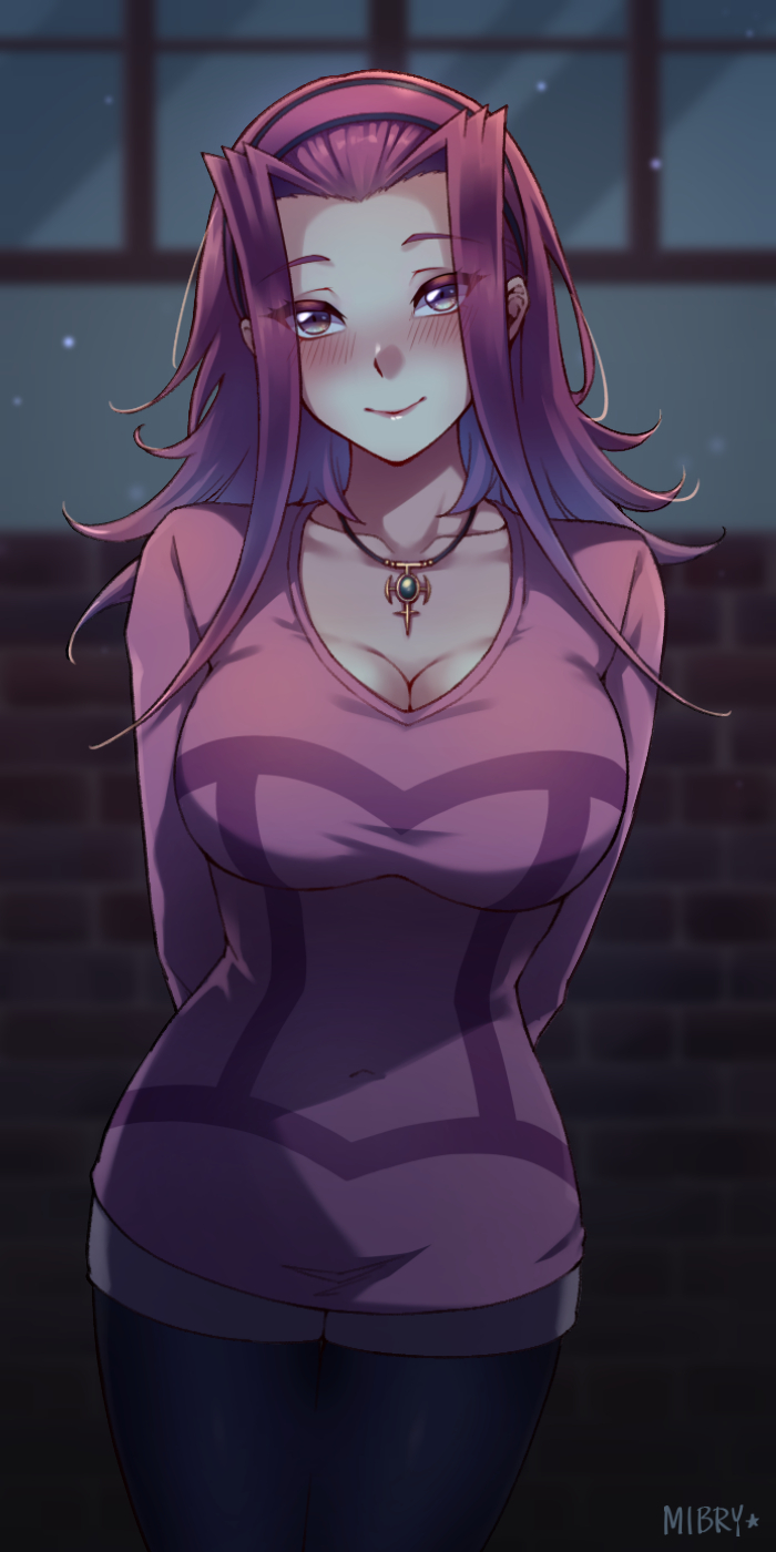 izayoi aki (yu-gi-oh! and 1 more) drawn by mibry_(phrysm)
