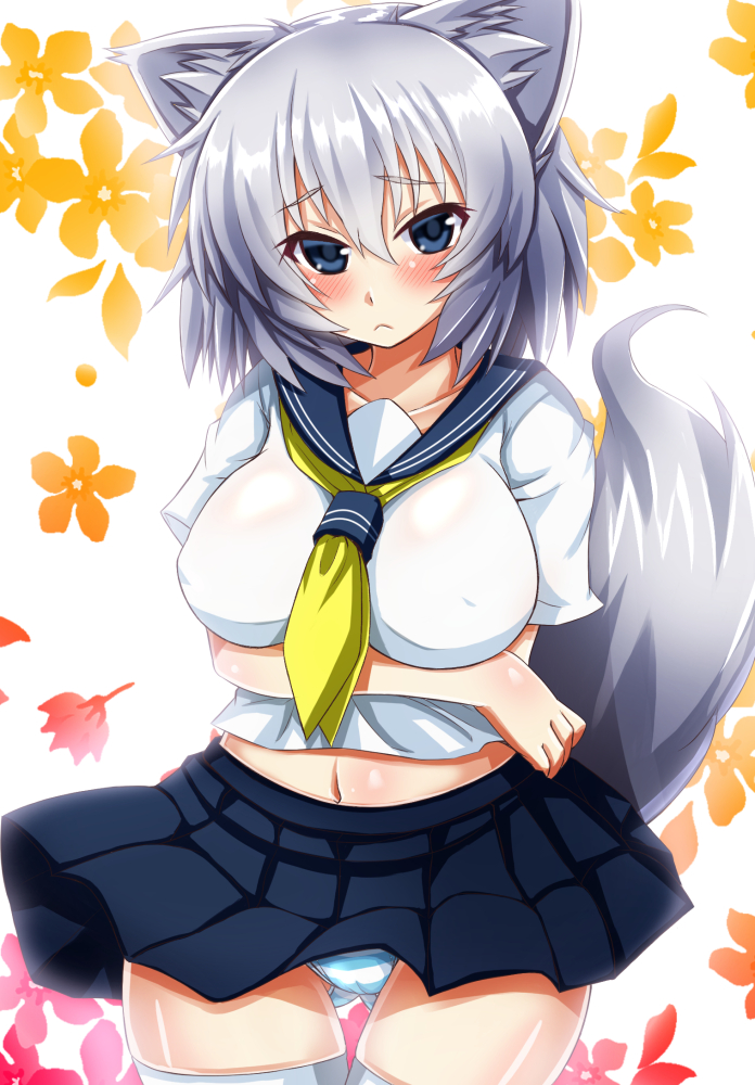 inubashiri momiji (touhou) drawn by ebi_193