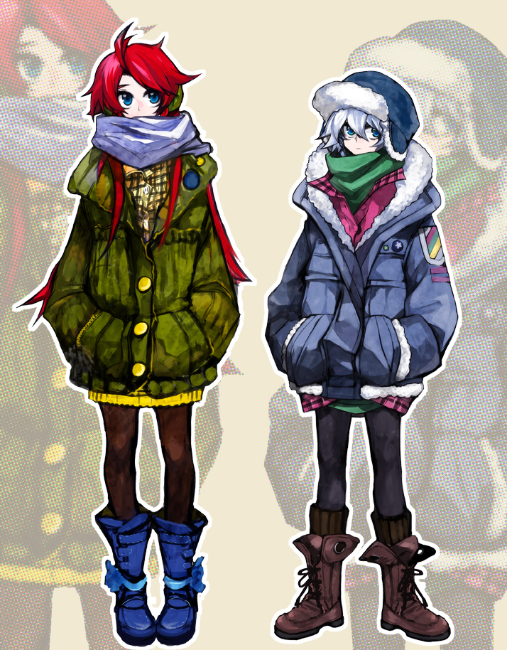 izayoi sakuya and hong meiling (touhou) drawn by tima