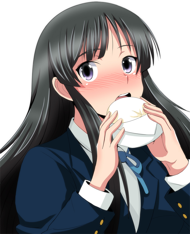 akiyama mio (k-on!) drawn by jean-louis_(yuasa_rengou)