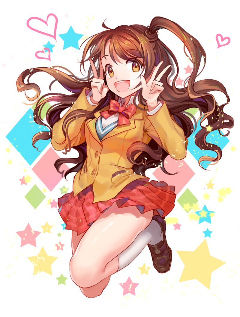 shimamura uzuki (idolmaster and 1 more) drawn by riri_(artist)