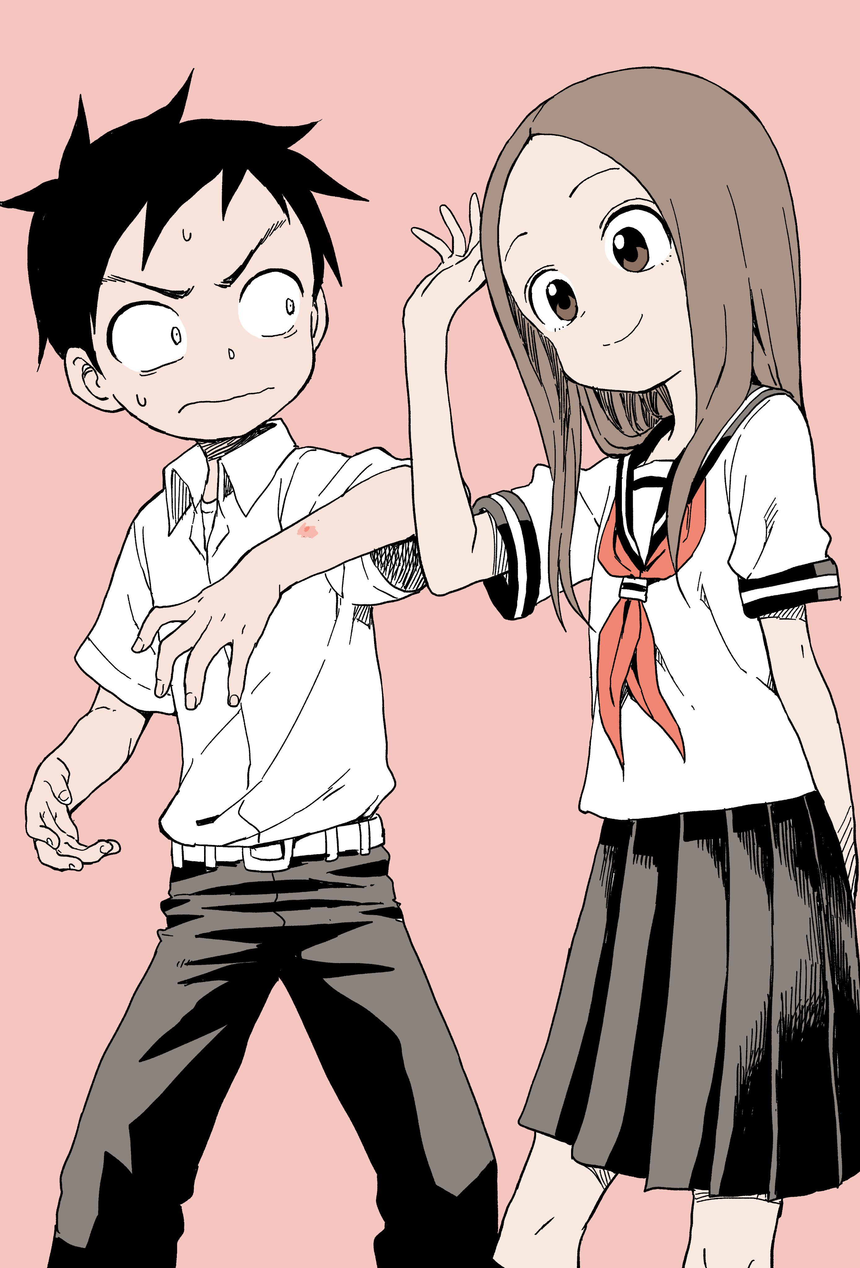 Takagi San And Nishikata Karakai Jouzu No Takagi San Drawn By