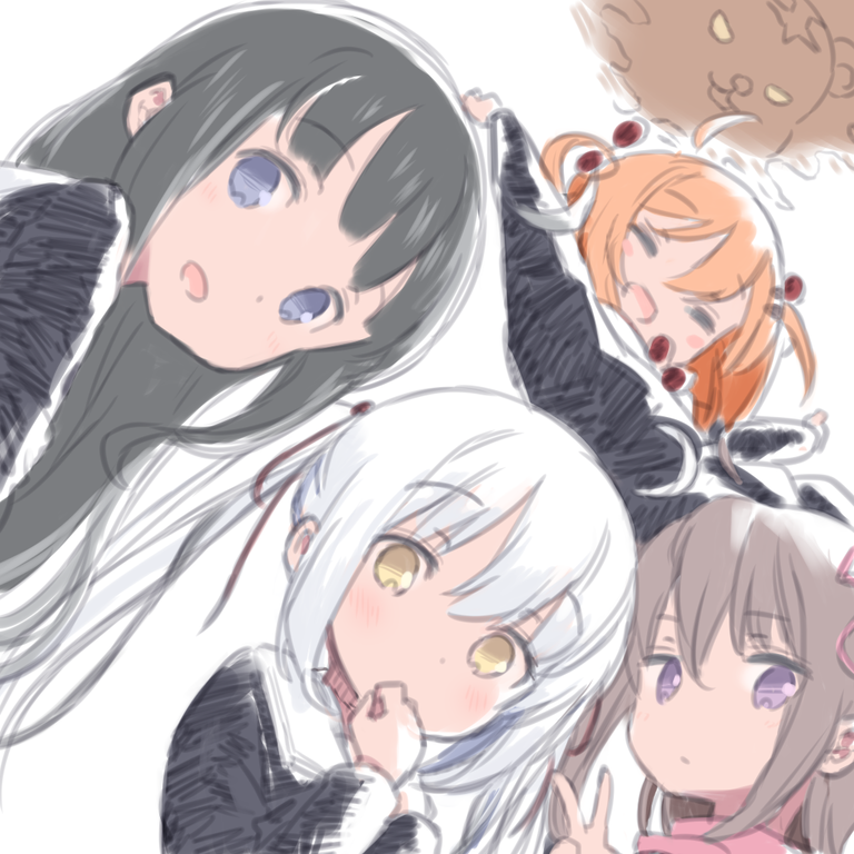 gokotai yoshimitsu, gotou toushirou, midare toushirou, and namazuo toushirou (tenka hyakken) drawn by itafukasu