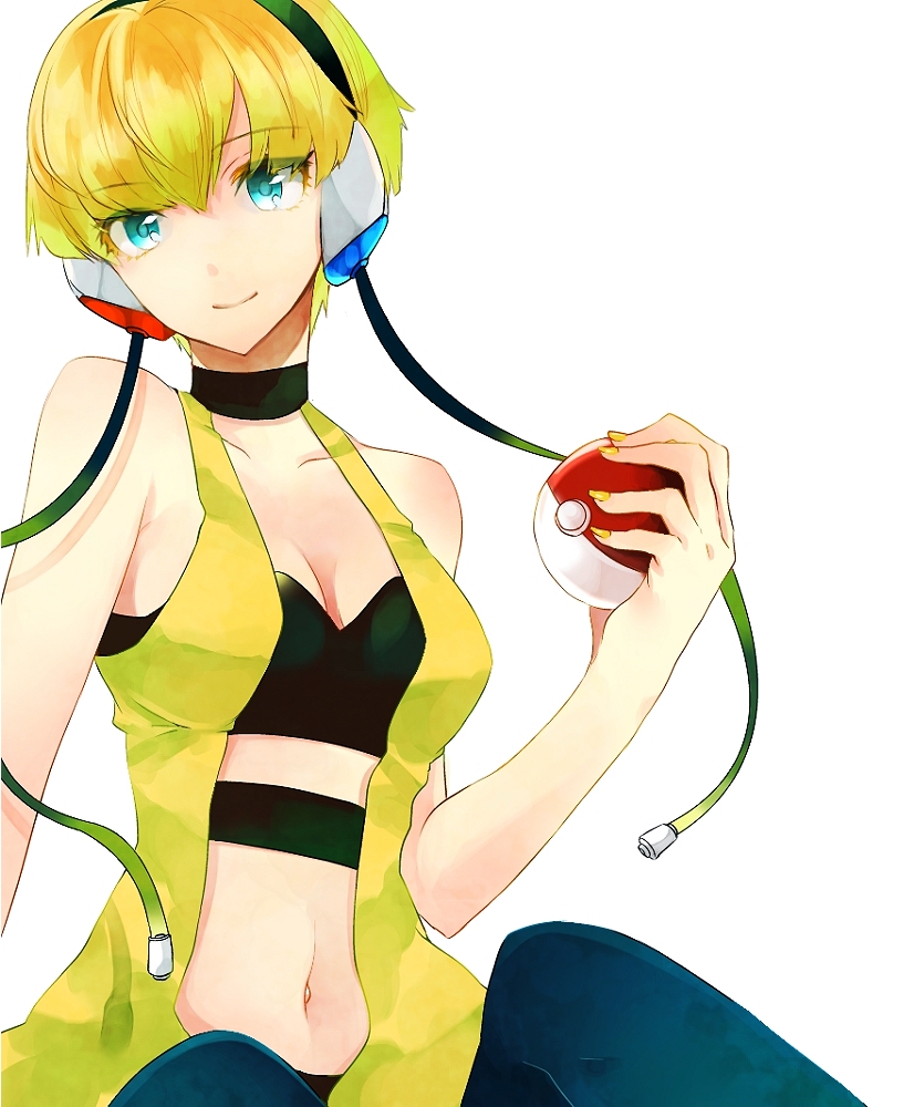 elesa (pokemon and 1 more) drawn by kuroneko_(la-pi-s)