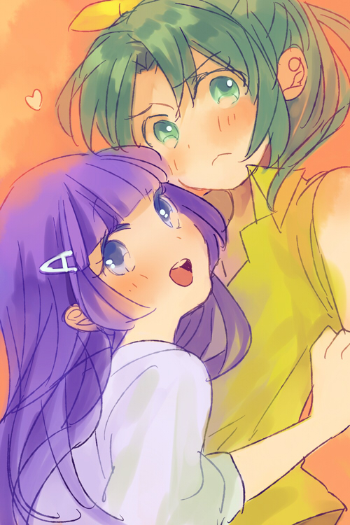 midorikawa nao and aoki reika (precure and 1 more) drawn by kururi