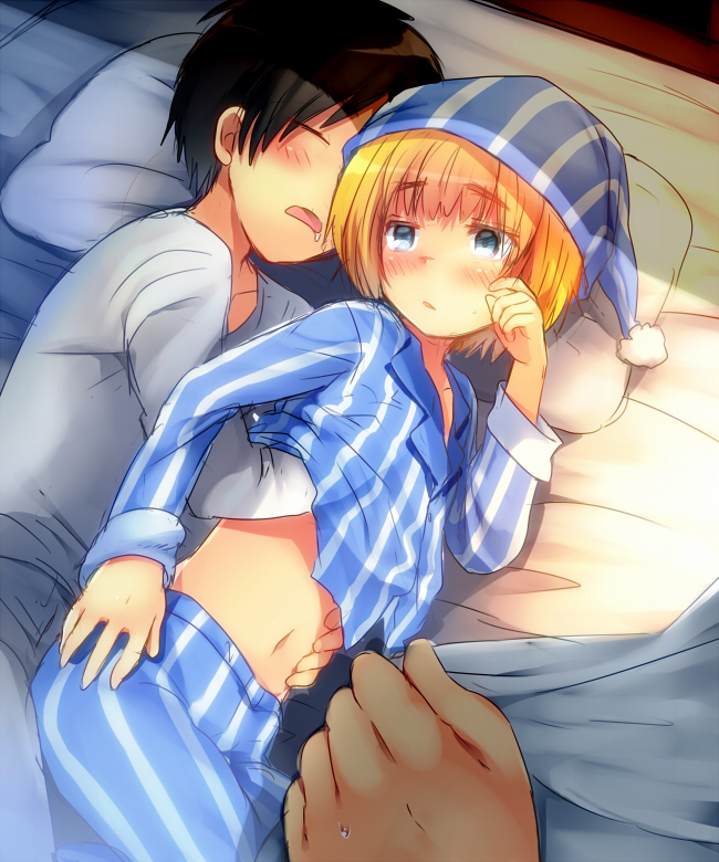 eren yeager and armin arlert (shingeki no kyojin) drawn by marimo_danshaku