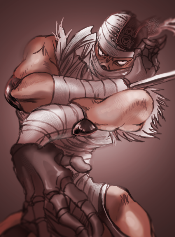 hanged man (jojo no kimyou na bouken and 1 more) drawn by paru_(runbahaha)
