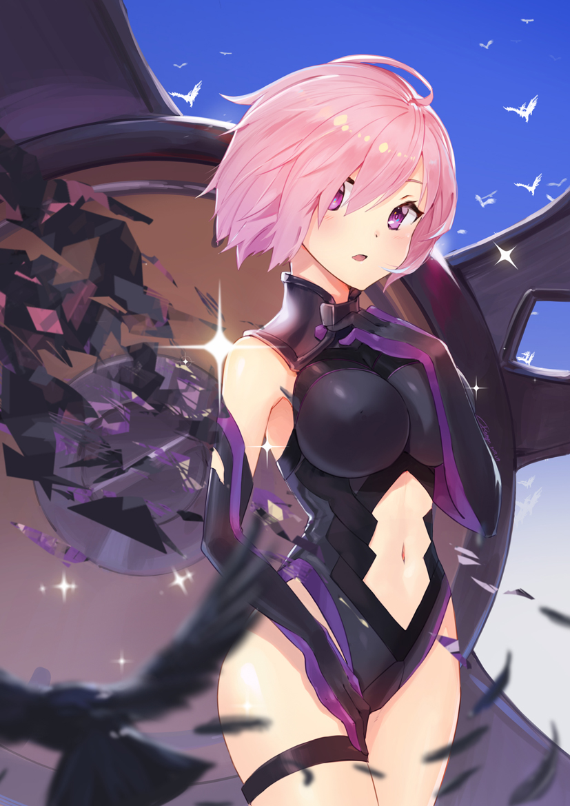mash kyrielight (fate and 1 more) drawn by ranyu