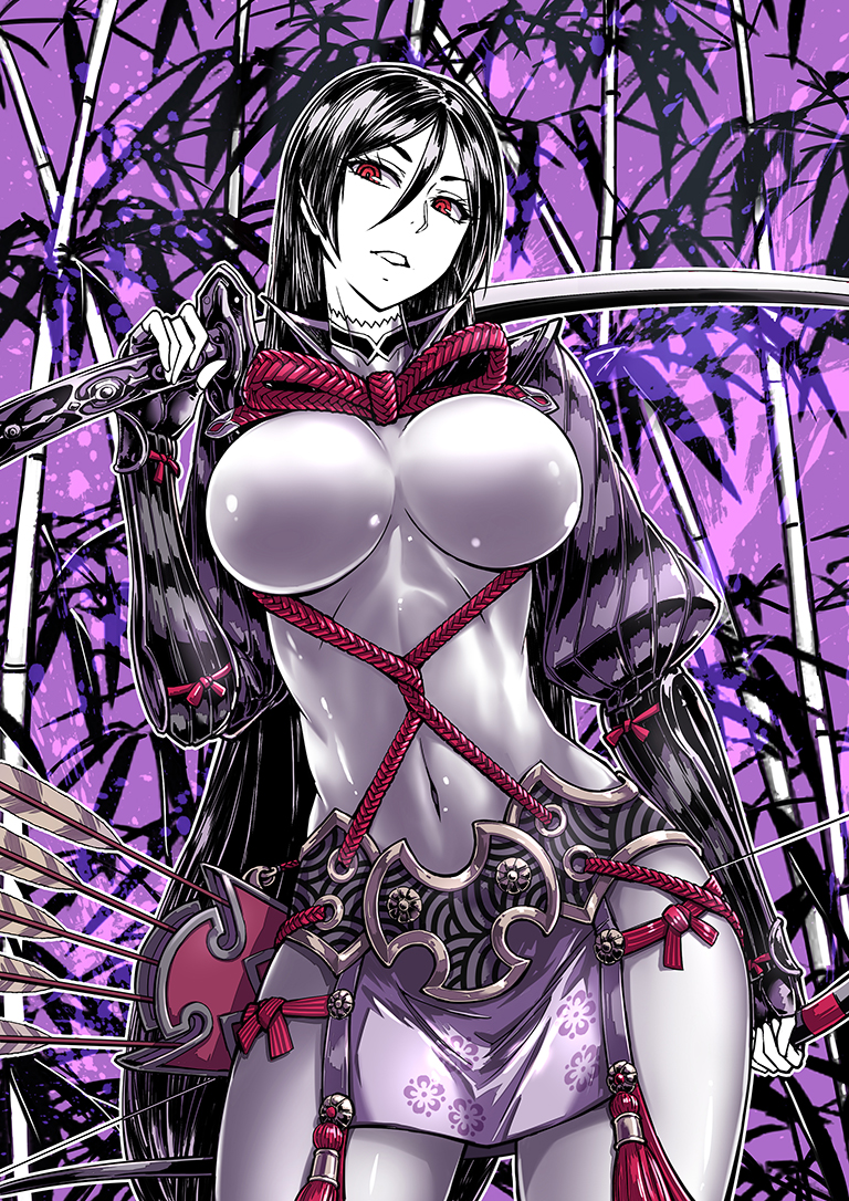 minamoto no raikou (fate and 1 more) drawn by fish.boy