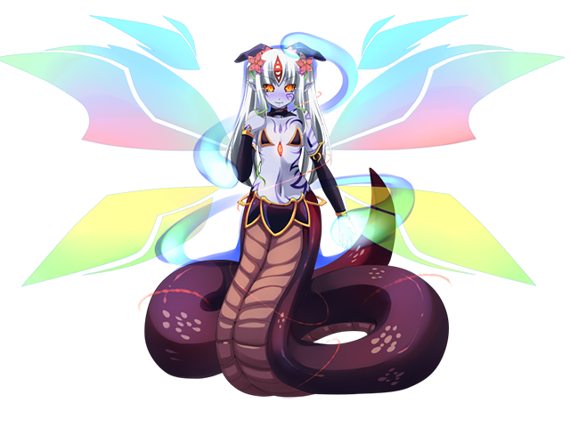 neris (mon-musu quest! and 1 more) drawn by shiki_(psychedelic_g2)