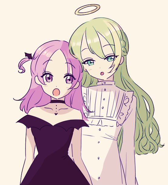 alina gray and misono karin (mahou shoujo madoka magica and 1 more) drawn by maji_0023