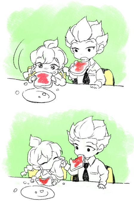 gouenji shuuya and gouenji yuuka (inazuma eleven) drawn by tn_(gtun)