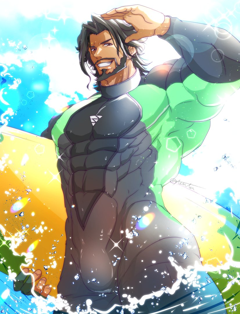 rashid (street fighter and 1 more) drawn by tentenkingyo