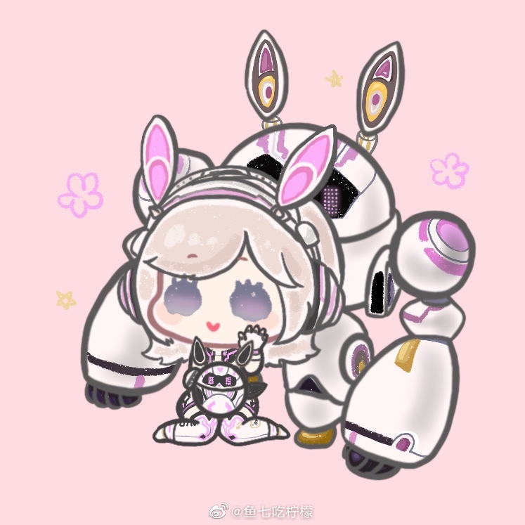 speedy rabbit (nikki and 1 more) drawn by xiaoyu_qixing