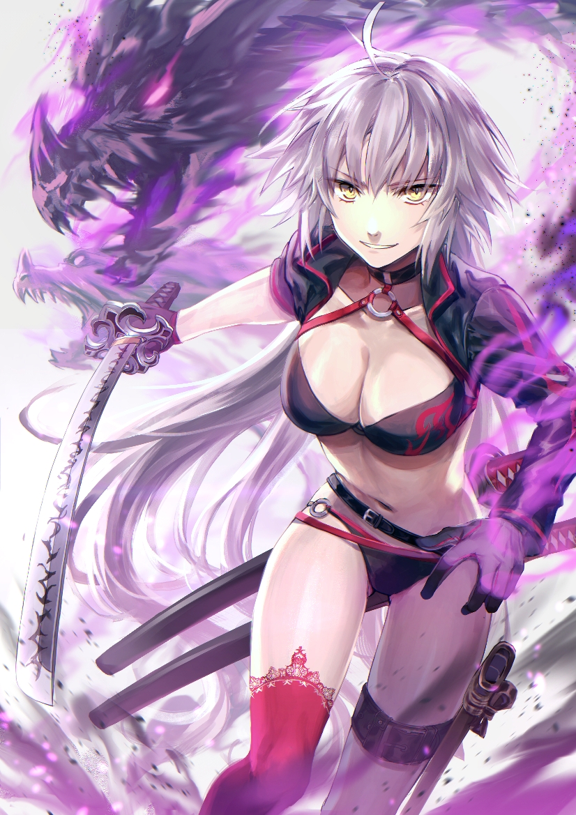 jeanne d'arc alter (fate and 1 more) drawn by hiirotaka