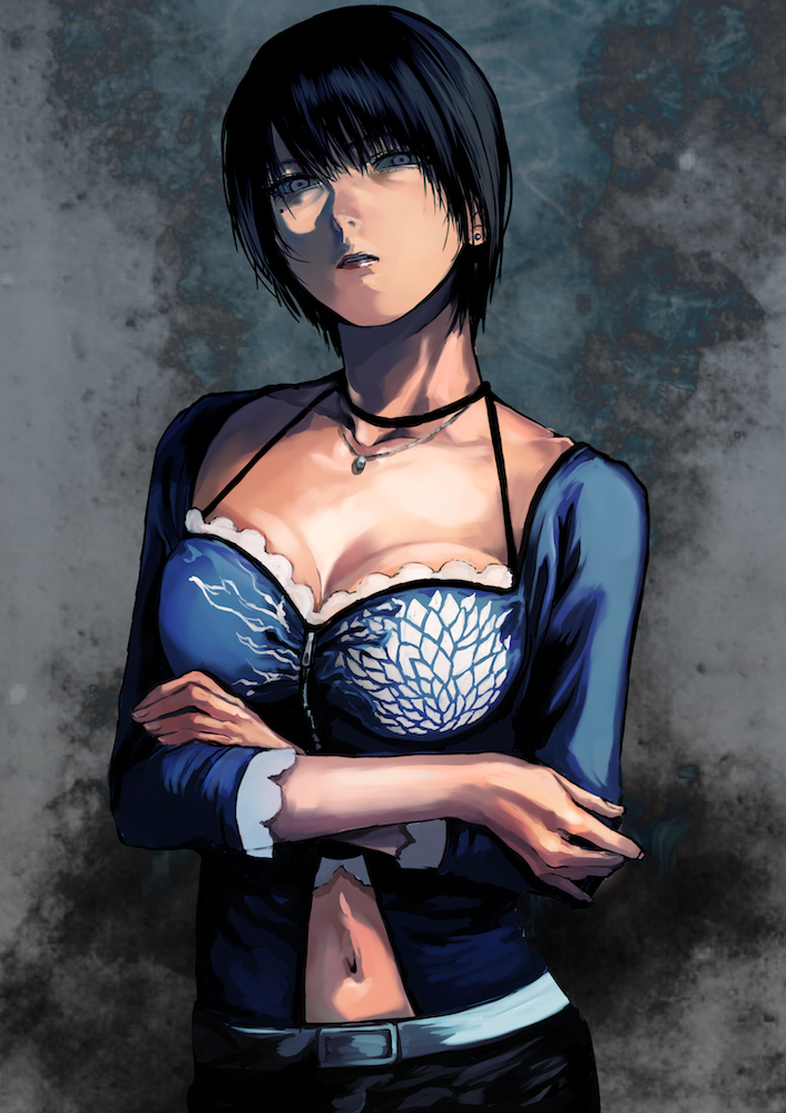 kurosawa rei (fatal frame and 1 more) drawn by gauss_<bokashi