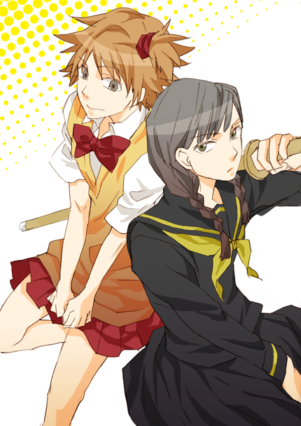 narukami yu and hanamura yousuke (persona and 1 more) drawn by meko_(redhotbug)