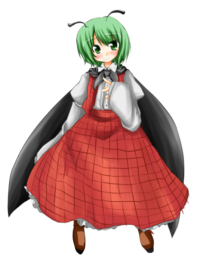 kazami yuuka and wriggle nightbug (touhou) drawn by nanpuu