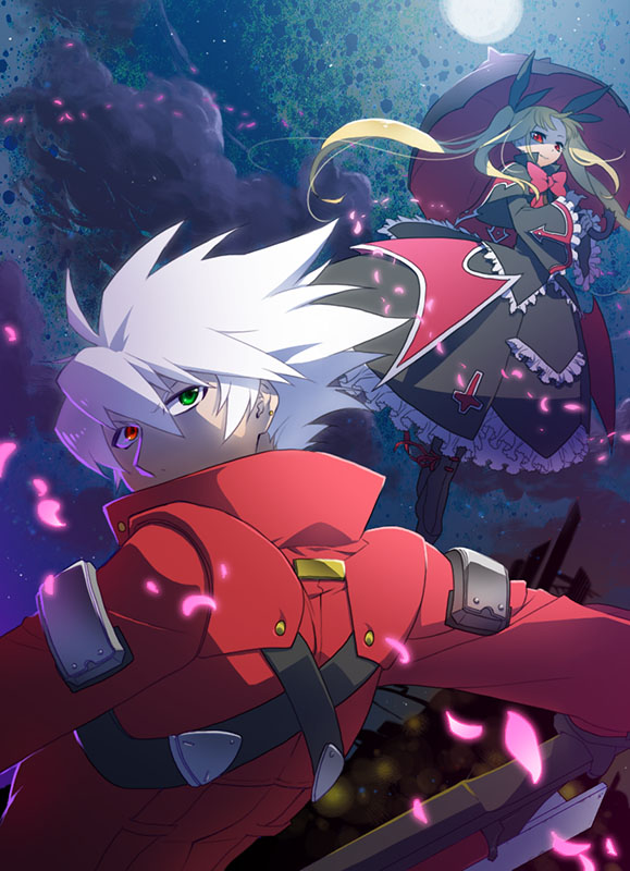 ragna the bloodedge and rachel alucard (blazblue) drawn by hesocha