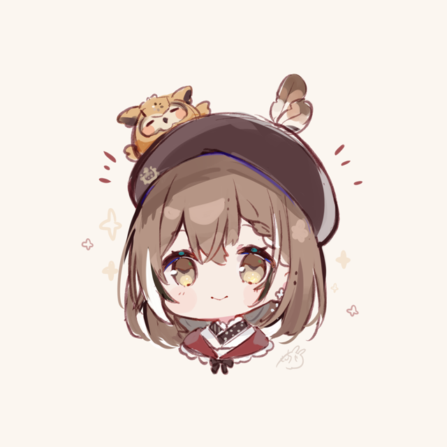 nanashi mumei and hootsie (hololive and 1 more) drawn by sencha_(senta_10)