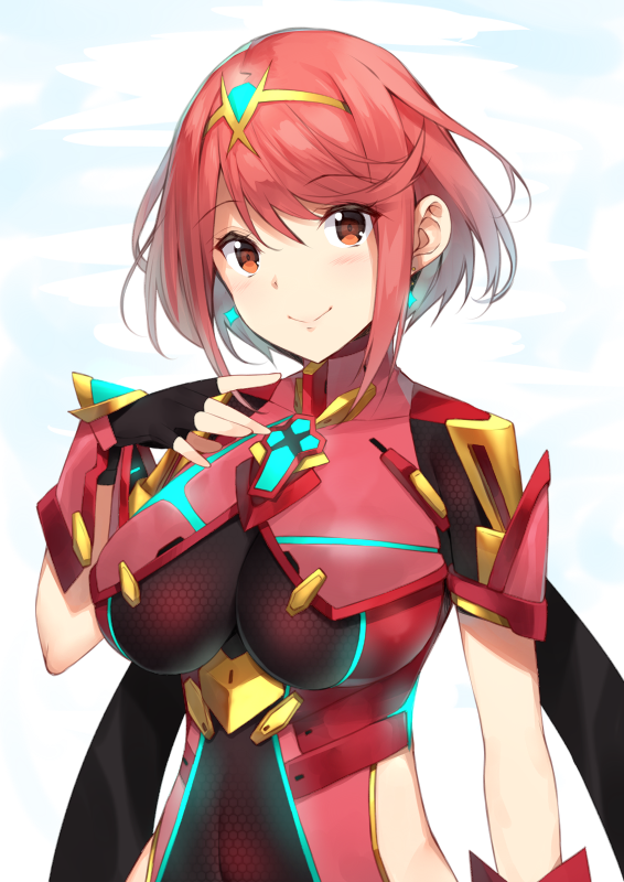 pyra (xenoblade chronicles and 1 more) drawn by yappen