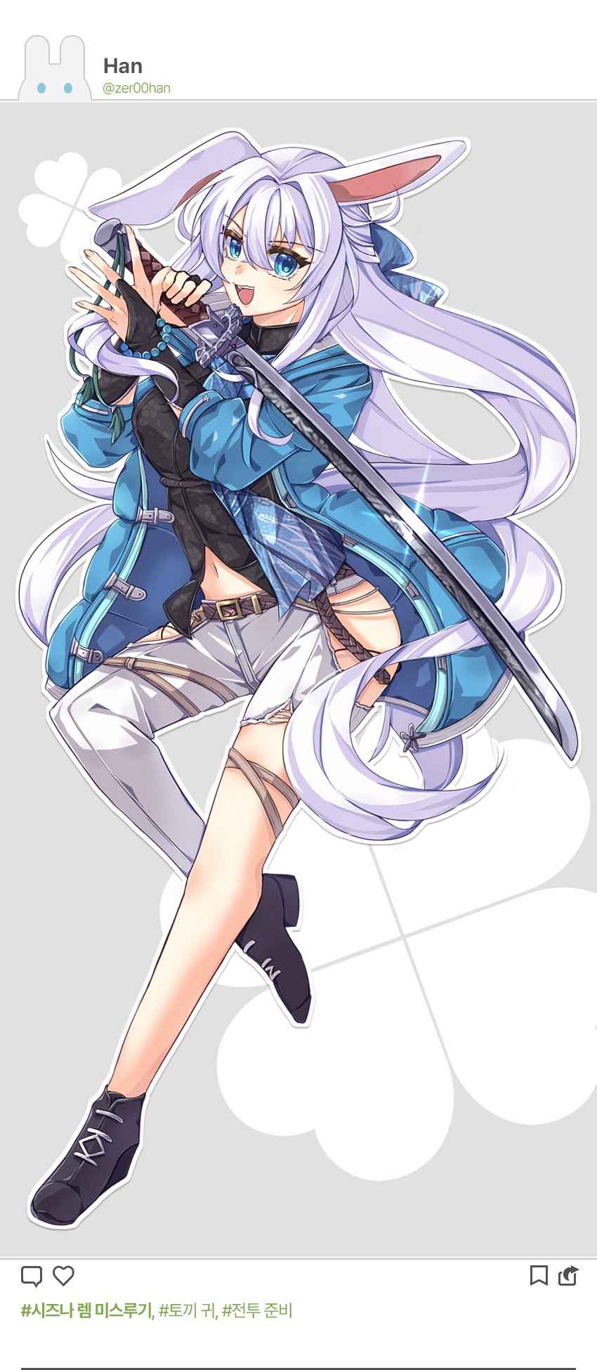 shizuna rem misurugi (eiyuu densetsu and 2 more) drawn by zer00han