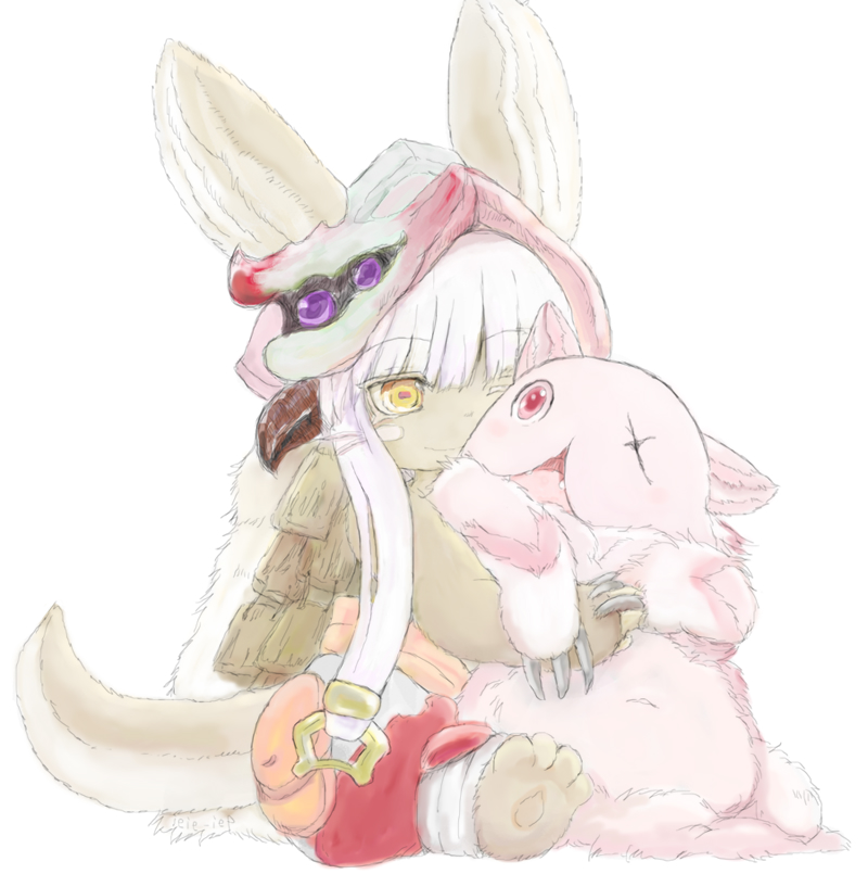 nanachi and mitty (made in abyss) drawn by pumichi