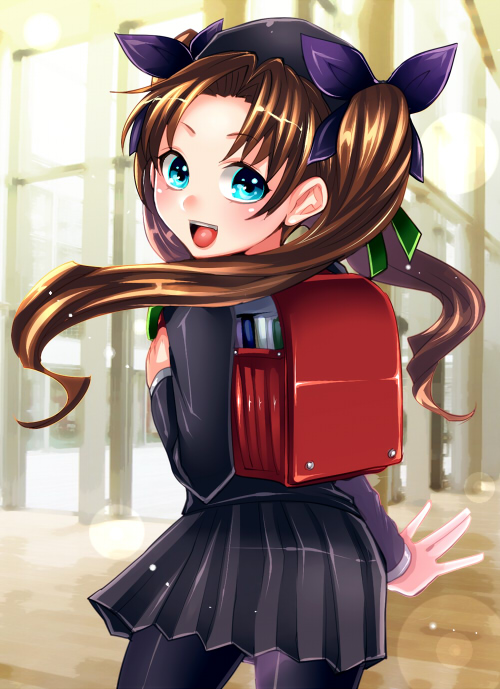 tohsaka rin (fate and 2 more) drawn by matsurika_youko